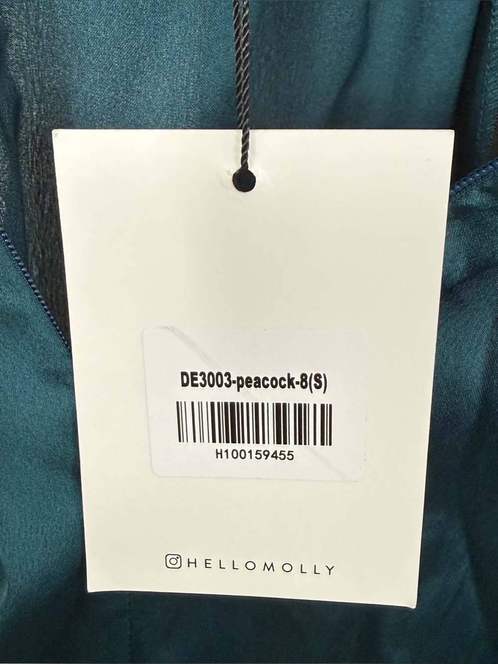 Hello Molly DEAR EMILIA UNDER MY SPELL MAXI DRESS PEACOCK NWT Sz 4 - Picture 9 of 9